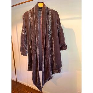 Kyla Seo velvet beaded coat NWT